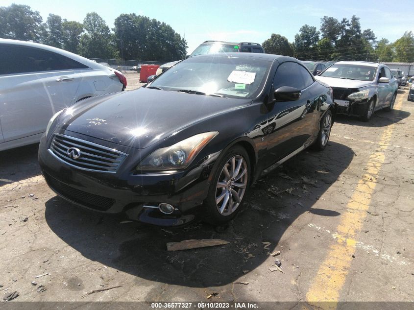 2014 INFINITI Q60 CONVERTIBLE - JN1CV6FE7EM901535