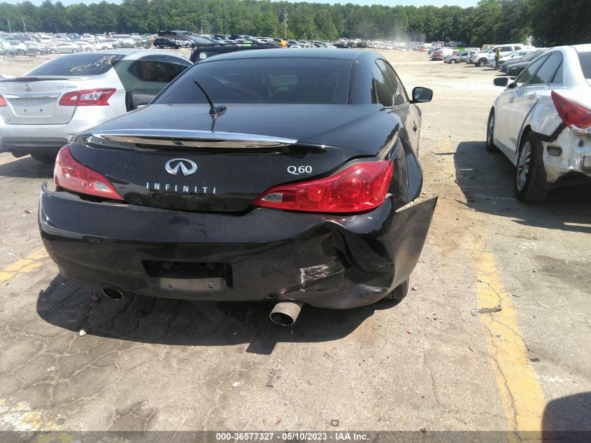 2014 INFINITI Q60 CONVERTIBLE - JN1CV6FE7EM901535