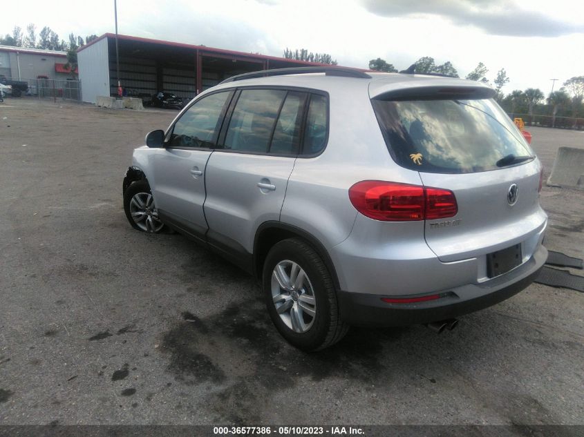 2017 VOLKSWAGEN TIGUAN - WVGAV7AX6HK040752