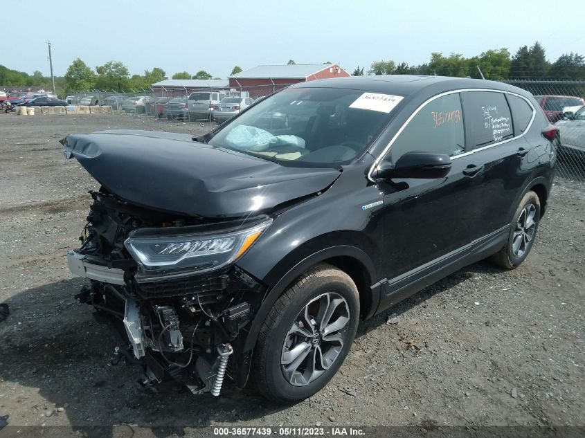 2022 HONDA CR-V HYBRID EX 5J6RT6H5XNL033542