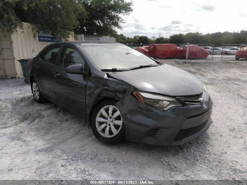 2015 TOYOTA COROLLA L/LE/S/S PLUS/LE PLUS - 2T1BURHE6FC243926