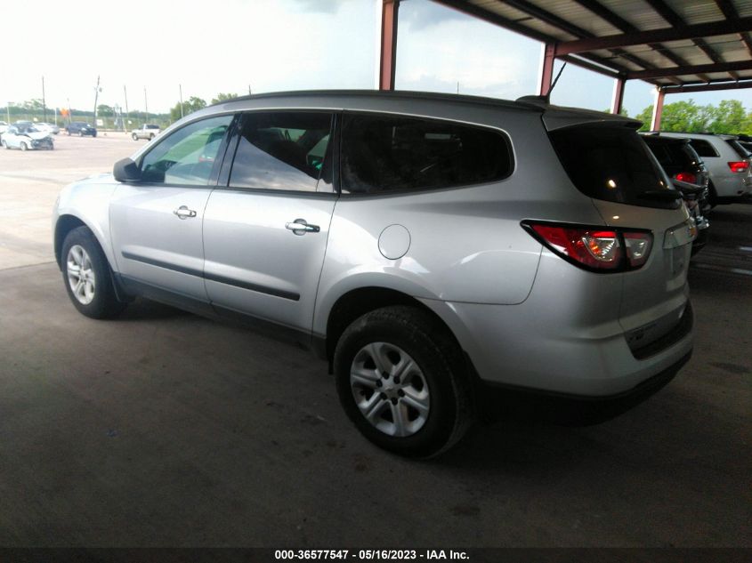2017 CHEVROLET TRAVERSE LS - 1GNKRFKD2HJ349370