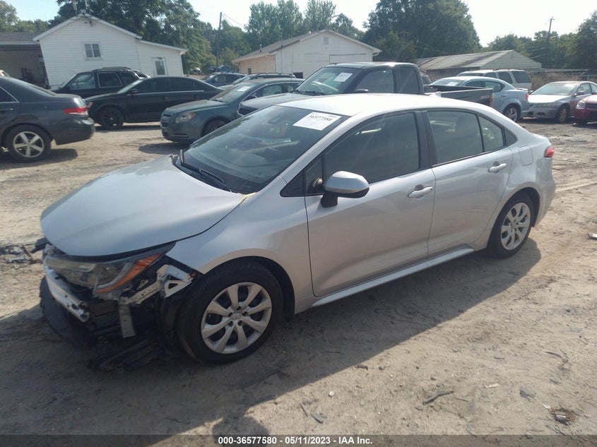 VIN JTDEPMAE1N3024476 2022 TOYOTA COROLLA LE