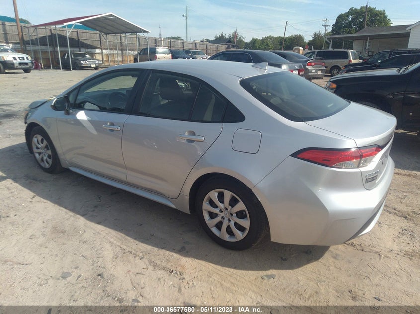VIN JTDEPMAE1N3024476 2022 TOYOTA COROLLA LE