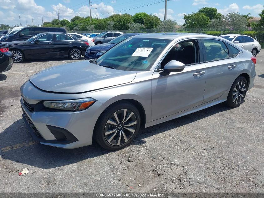 2022 HONDA CIVIC SEDAN EX - JHMFE1F70NX007579