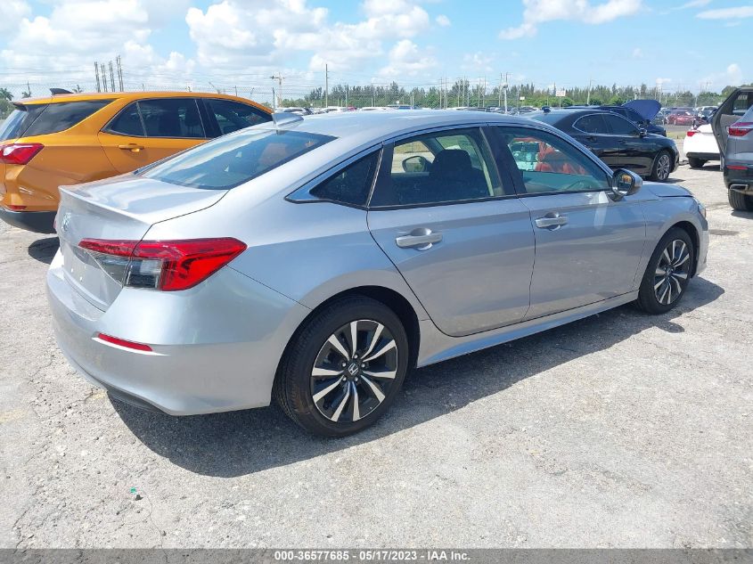 2022 HONDA CIVIC SEDAN EX - JHMFE1F70NX007579