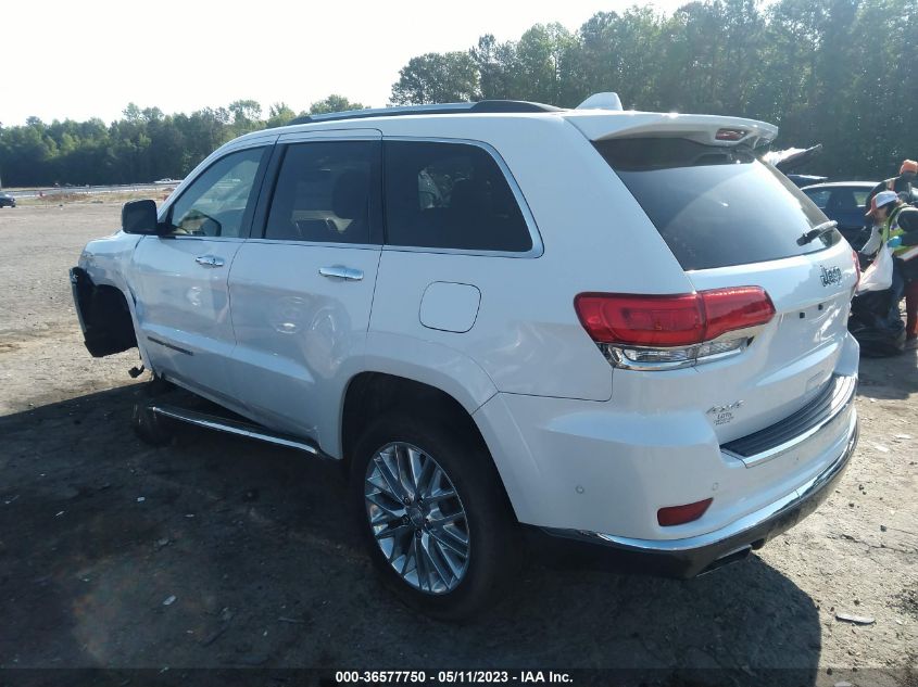 2017 JEEP GRAND CHEROKEE SUMMIT - 1C4RJFJT2HC843286