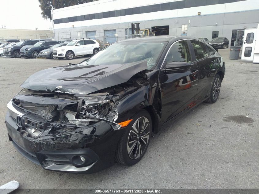 2018 HONDA CIVIC SEDAN EX-L - JHMFC1F75JX017881