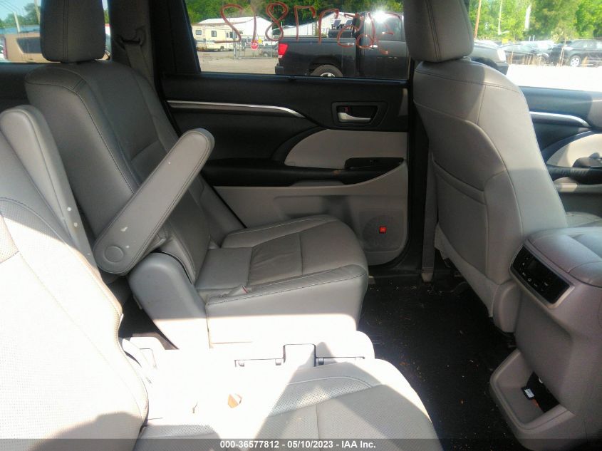 2015 TOYOTA HIGHLANDER HYBRID LIMITED - 5TDDCRFH6FS011570