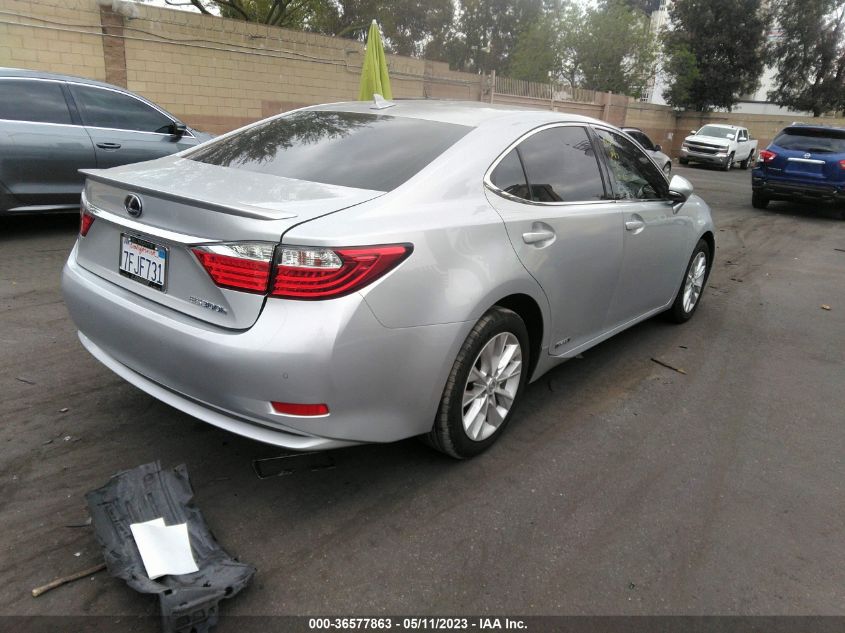 2014 LEXUS ES 300H HYBRID - JTHBW1GGXE2061186