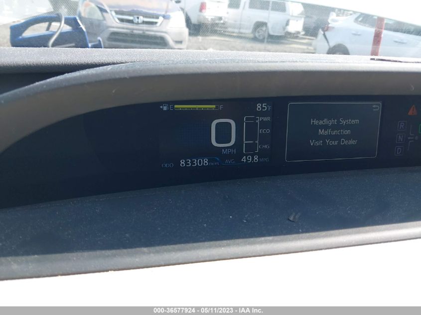 2016 TOYOTA PRIUS FOUR - JTDKARFU4G3512051