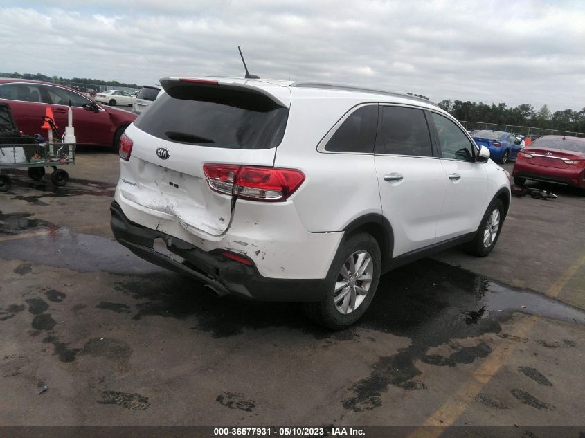 2017 KIA SORENTO LX V6 - 5XYPG4A58HG209486