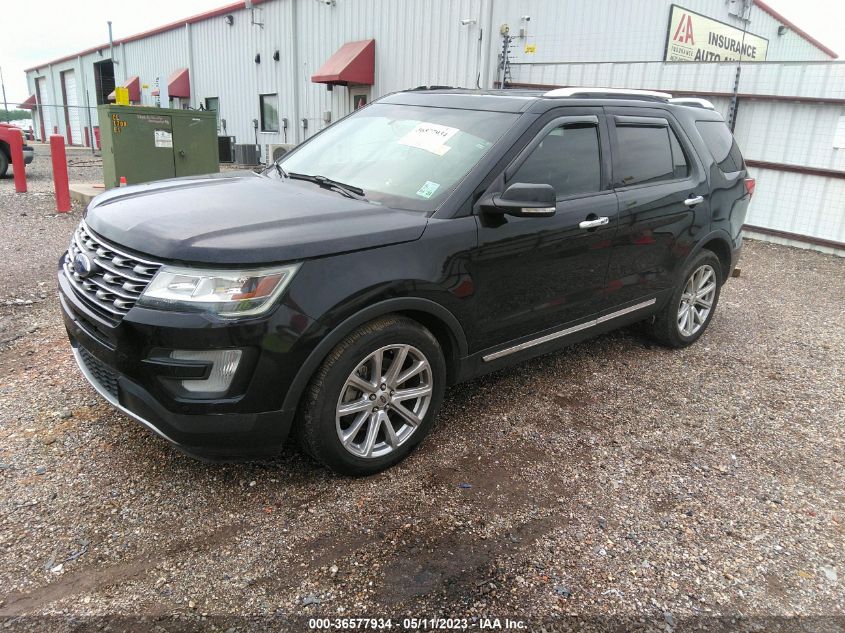 2016 FORD EXPLORER LIMITED - 1FM5K7F82GGC49435
