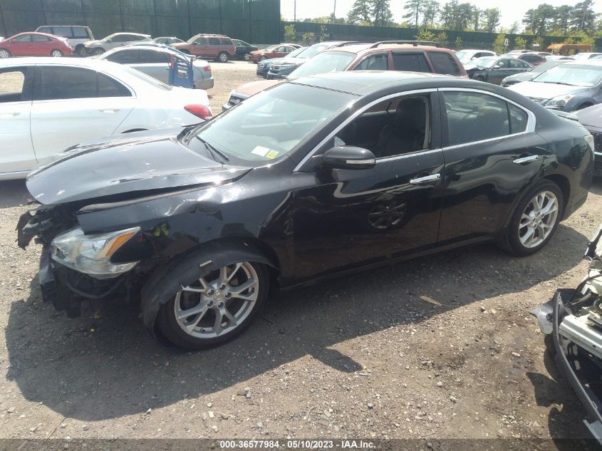2014 NISSAN MAXIMA 3.5 SV W/PREMIUM PKG - 1N4AA5APXEC430351