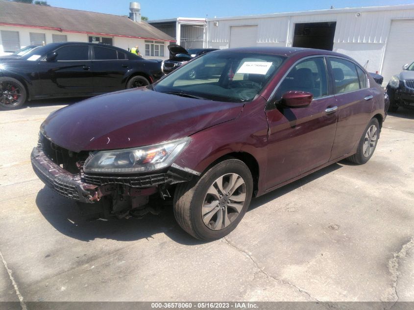 2014 HONDA ACCORD SEDAN LX - 1HGCR2F30EA263821