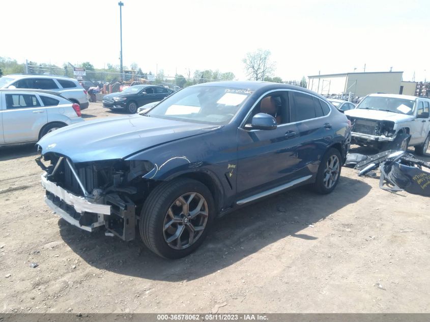 2022 BMW X4 XDRIVE30I - 5UX33DT03N9L44091
