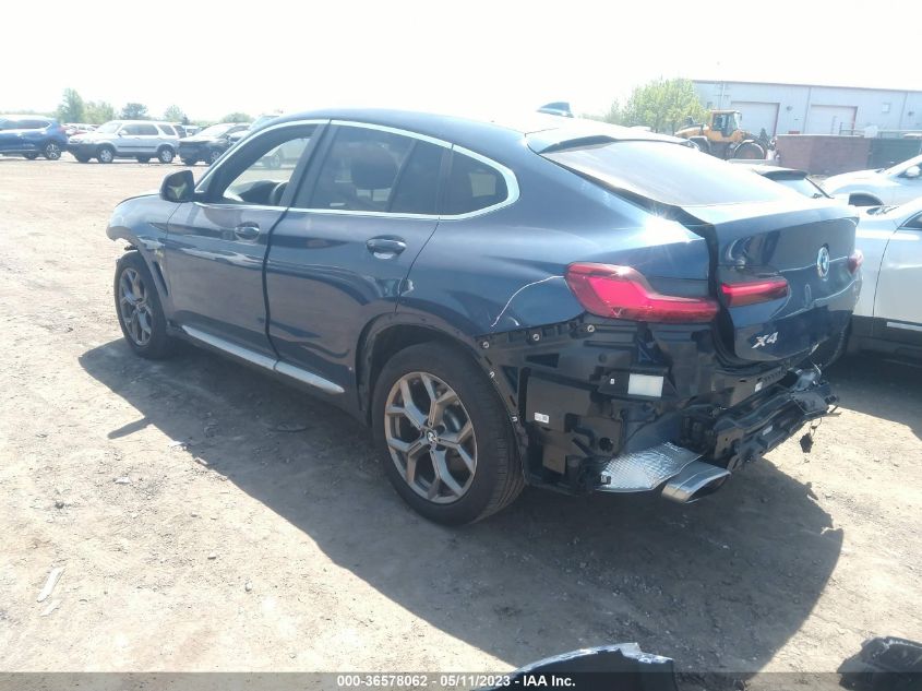 2022 BMW X4 XDRIVE30I - 5UX33DT03N9L44091