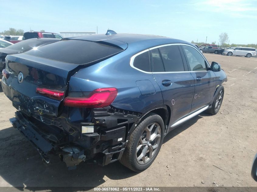 2022 BMW X4 XDRIVE30I - 5UX33DT03N9L44091