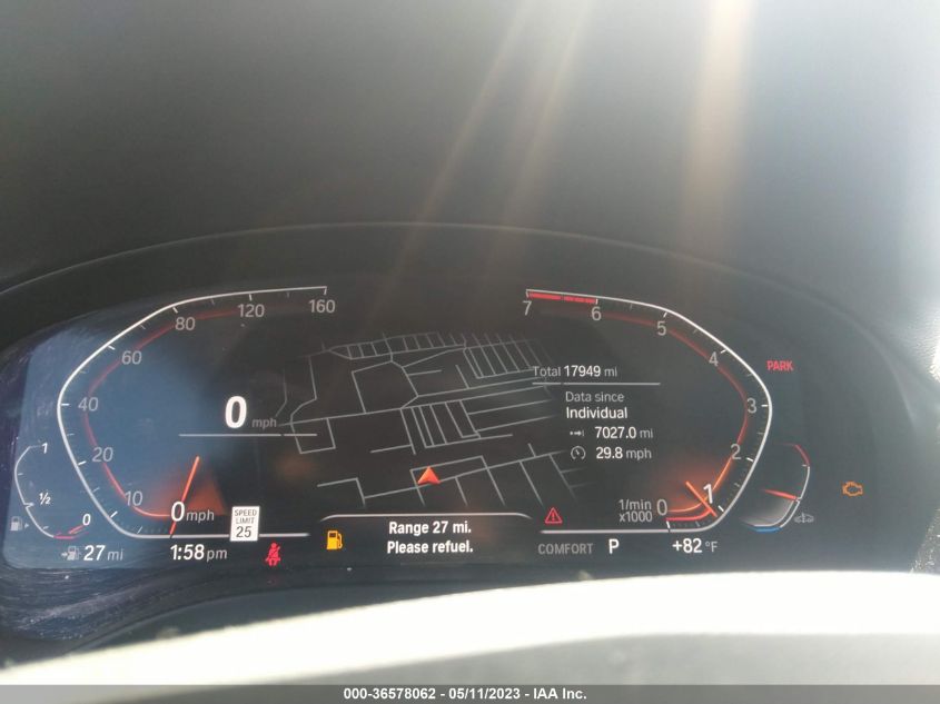 2022 BMW X4 XDRIVE30I - 5UX33DT03N9L44091