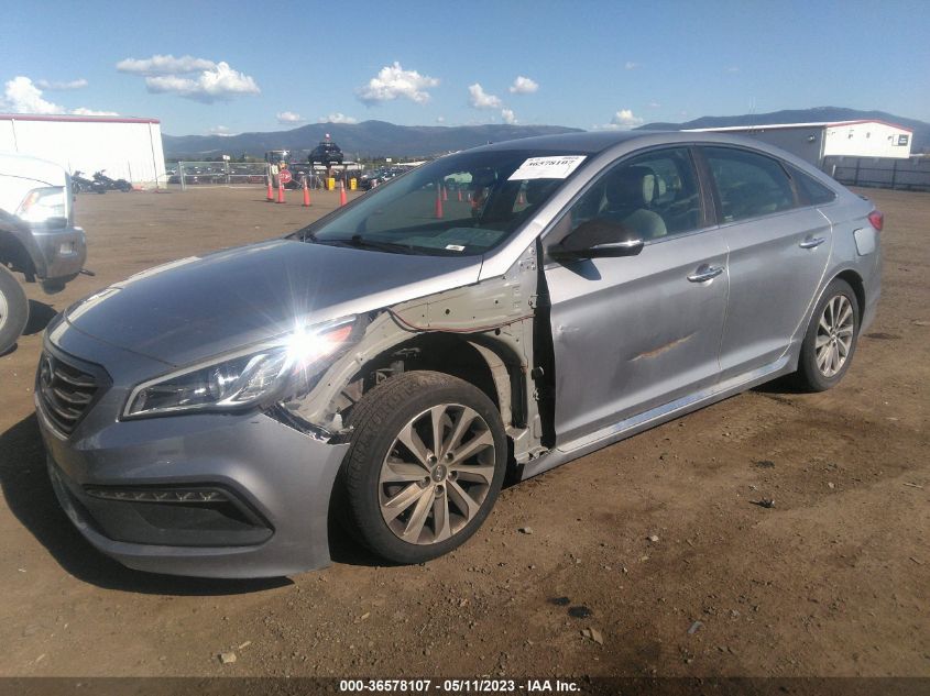 2015 HYUNDAI SONATA 2.4L SPORT - 5NPE34AF0FH128340