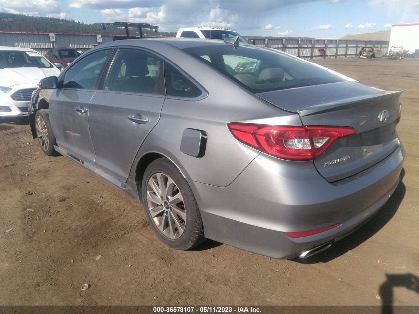 2015 HYUNDAI SONATA 2.4L SPORT - 5NPE34AF0FH128340