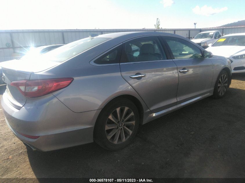 2015 HYUNDAI SONATA 2.4L SPORT - 5NPE34AF0FH128340