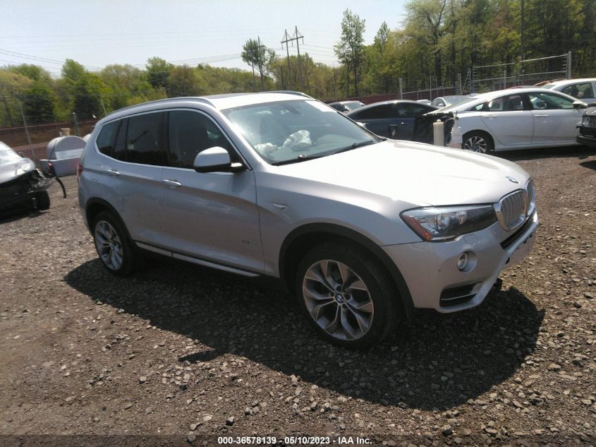 2017 BMW X3 XDRIVE28I - 5UXWX9C37H0W74186