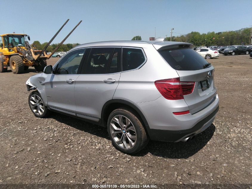 2017 BMW X3 XDRIVE28I - 5UXWX9C37H0W74186