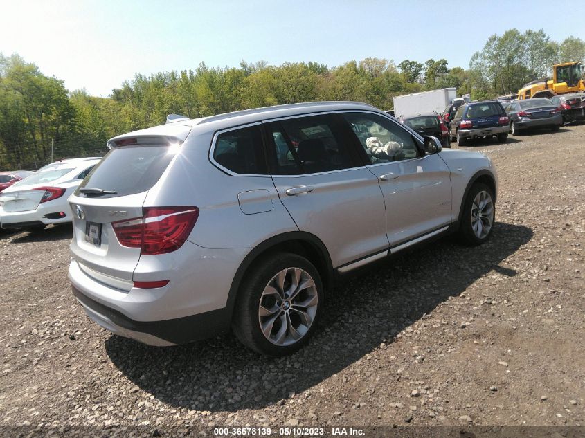 2017 BMW X3 XDRIVE28I - 5UXWX9C37H0W74186