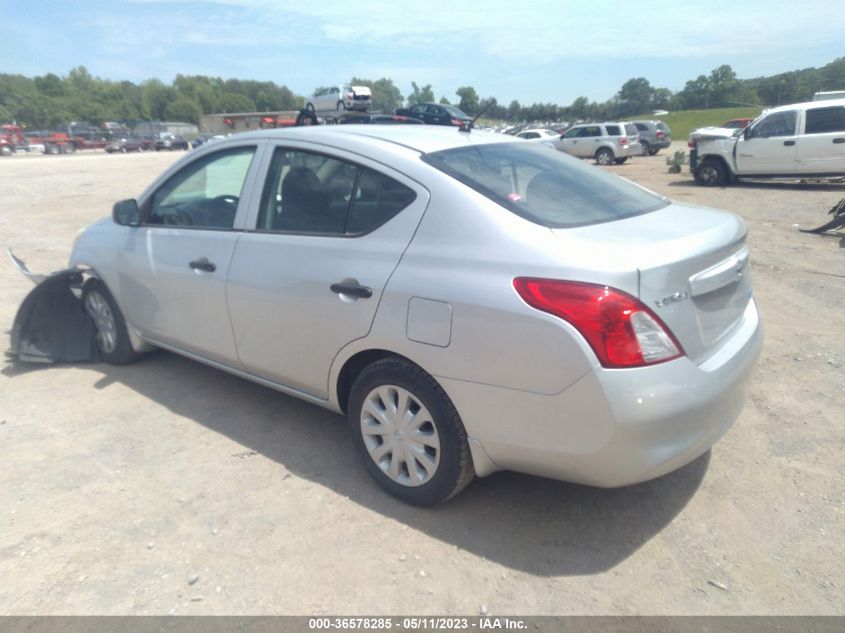 2013 NISSAN VERSA S - 3N1CN7AP6DL833929
