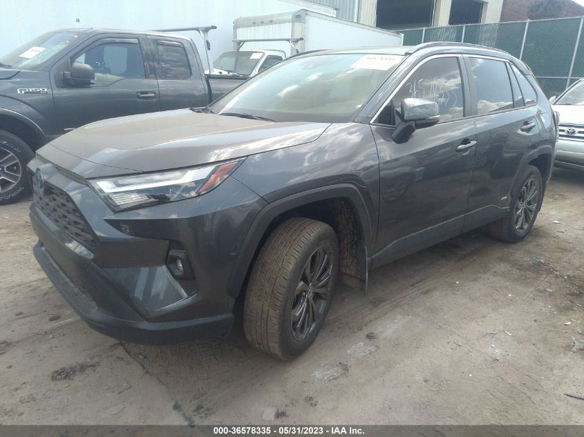 2022 TOYOTA RAV4 HYBRID XLE PREMIUM - JTMB6RFVXND521290