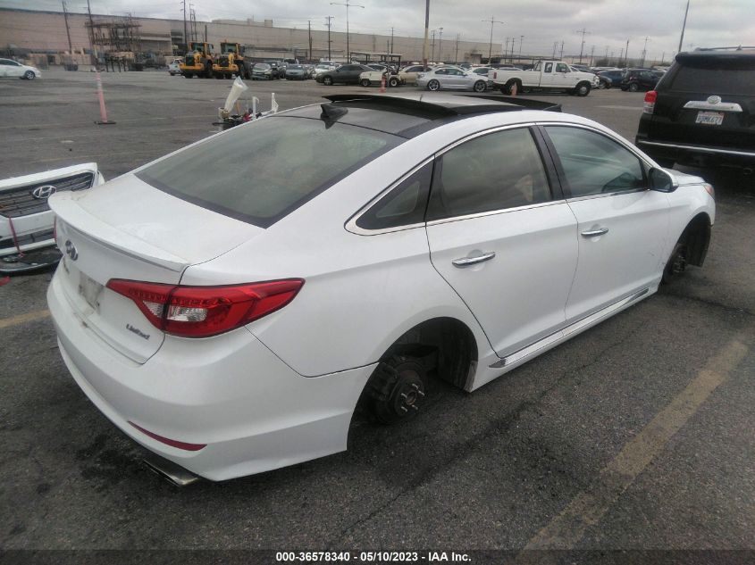 2015 HYUNDAI SONATA 2.4L LIMITED - 5NPE34AF4FH079790