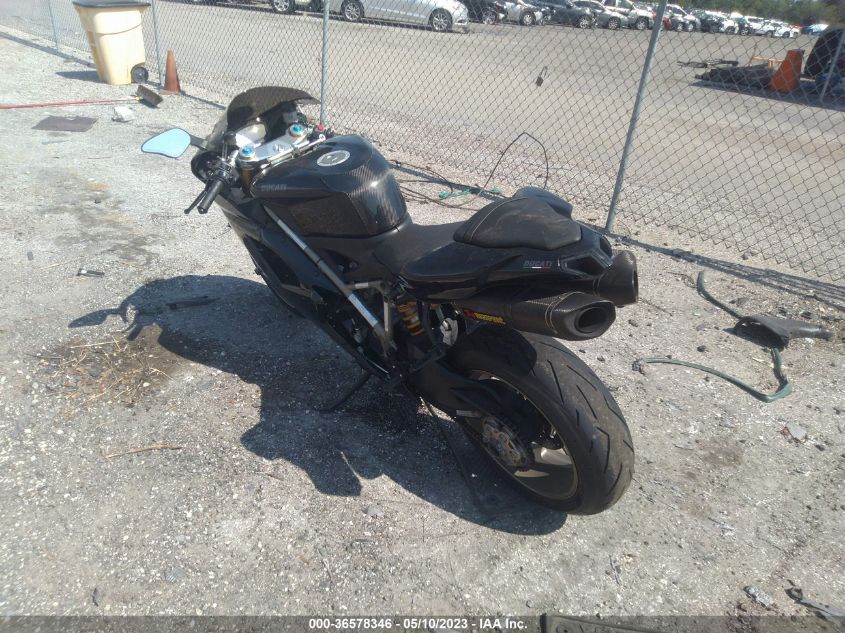 2009 DUCATI 1198 S ZDM1XBLW99B021835