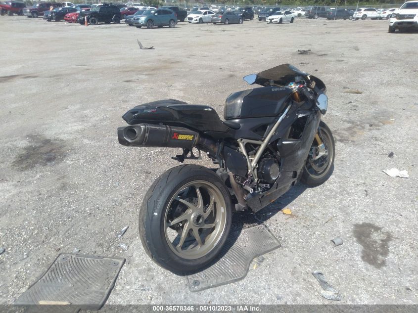 2009 DUCATI 1198 S ZDM1XBLW99B021835