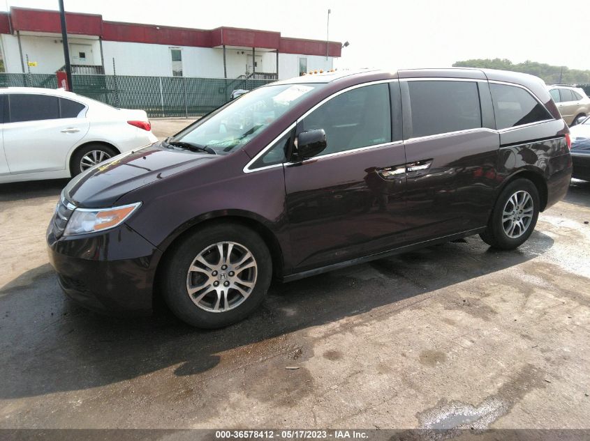 2013 HONDA ODYSSEY EX-L - 5FNRL5H67DB082661