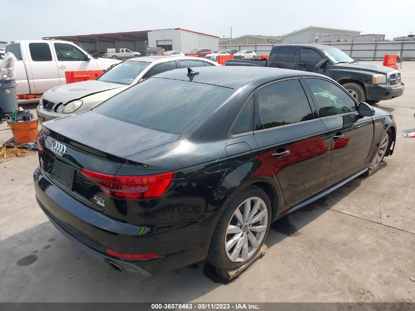 2017 AUDI A4 SEASON OF AUDI ULTRA - WAUKMAF49HN050470