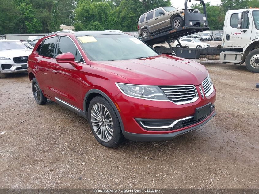2017 LINCOLN MKX RESERVE - 2LMPJ6LR3HBL11540