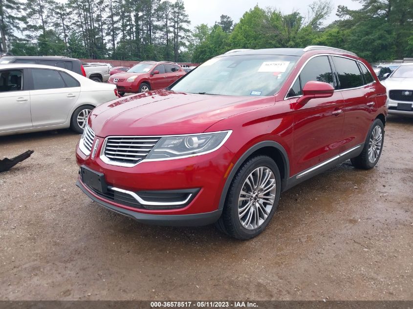 2017 LINCOLN MKX RESERVE - 2LMPJ6LR3HBL11540