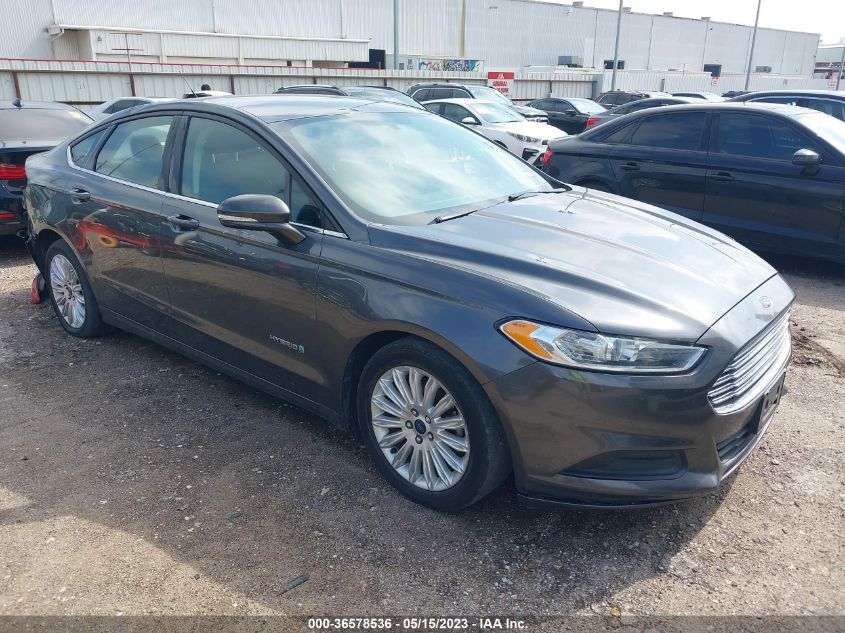 2016 FORD FUSION SE HYBRID - 3FA6P0LU4GR389245