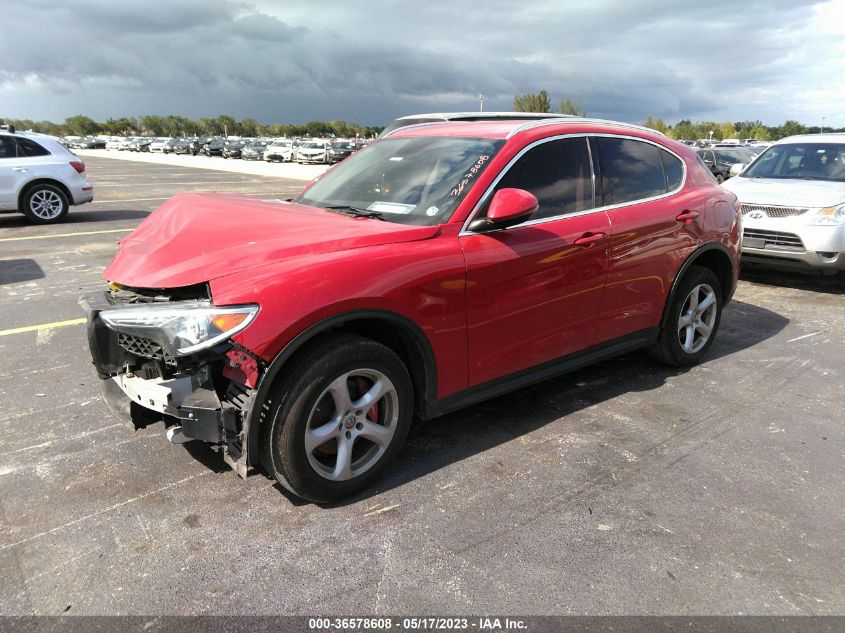 2018 ALFA ROMEO STELVIO - ZASFAKAN8J7B82883