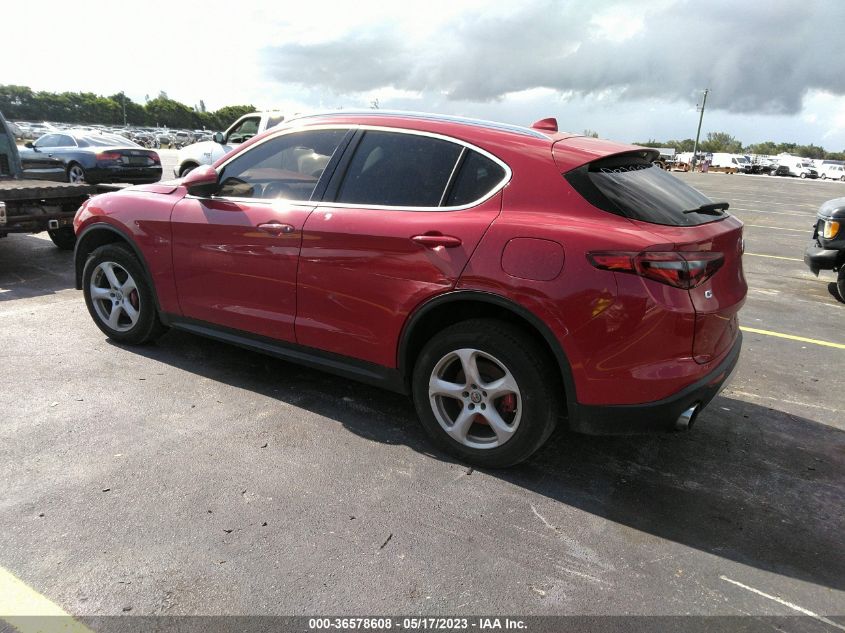 2018 ALFA ROMEO STELVIO - ZASFAKAN8J7B82883