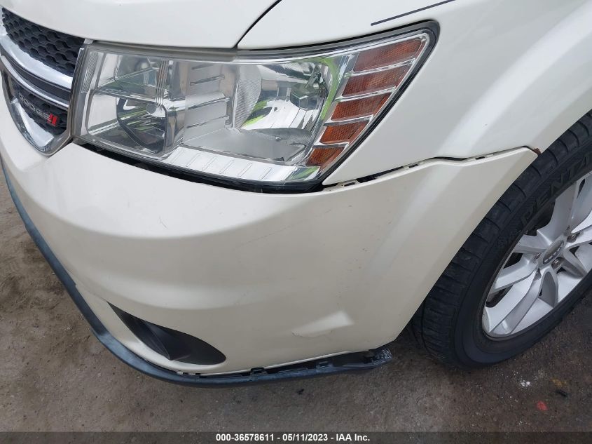 2013 DODGE JOURNEY SXT - 3C4PDCBGXDT580087