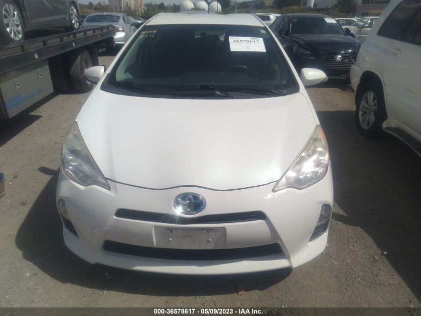 2013 TOYOTA PRIUS C ONE/TWO/THREE/FOUR - JTDKDTB3XD1053665