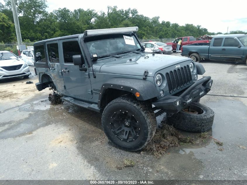 2014 JEEP WRANGLER UNLIMITED SPORT - 1C4BJWDG2EL131954