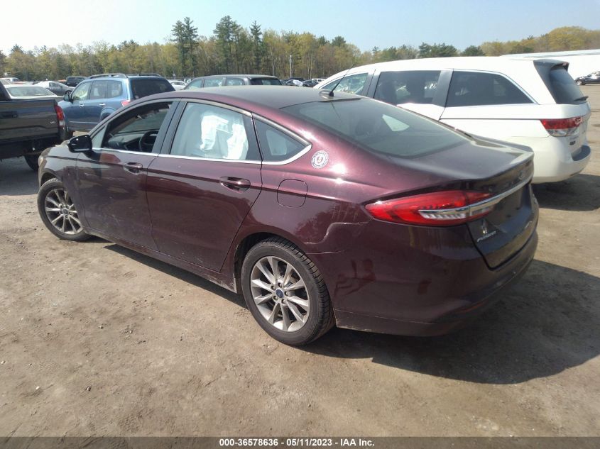 2017 FORD FUSION SE - 3FA6P0HDXHR362383