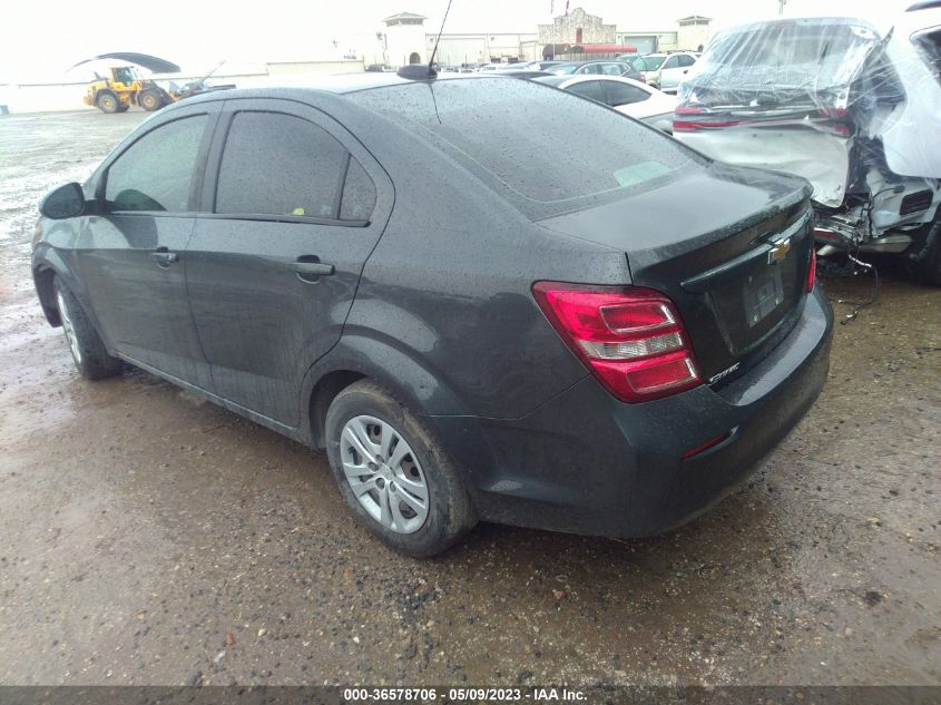 2017 CHEVROLET SONIC LS - 1G1JB5SH7H4177012