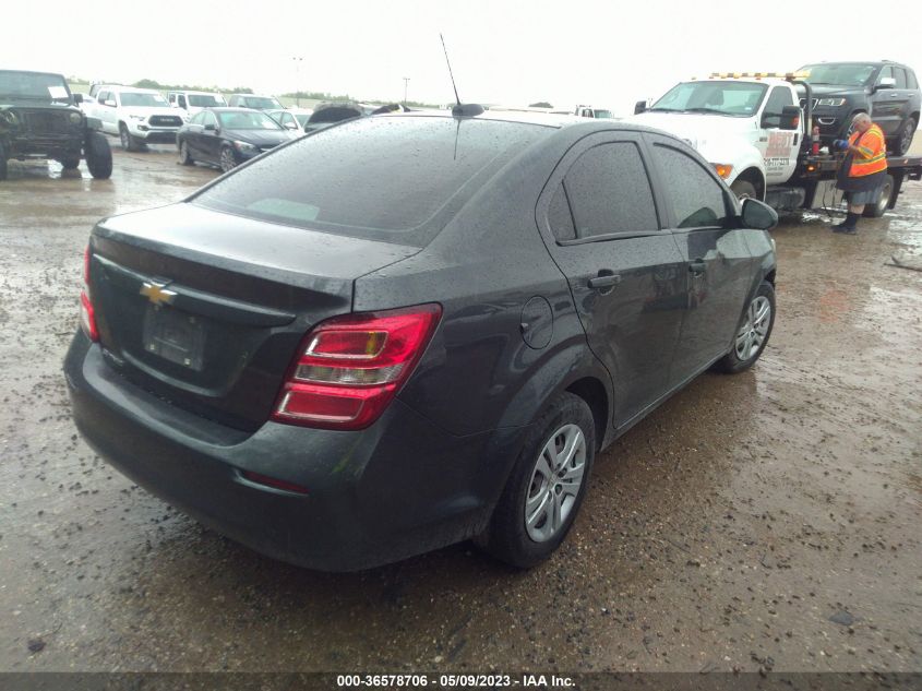 2017 CHEVROLET SONIC LS - 1G1JB5SH7H4177012