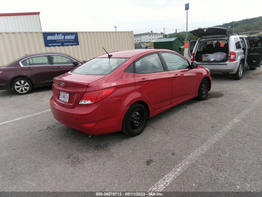 2016 HYUNDAI ACCENT SE - KMHCT4AE6GU135942
