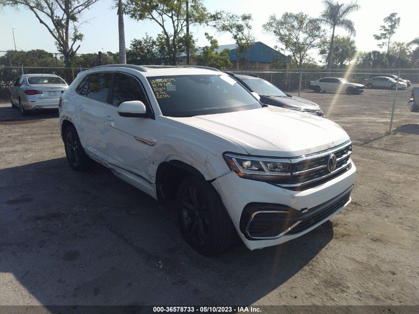 1V2SC2CA1NC204357 VOLKSWAGEN ATLAS CROSS SPORT 2.0T SEL R-LINE 2022