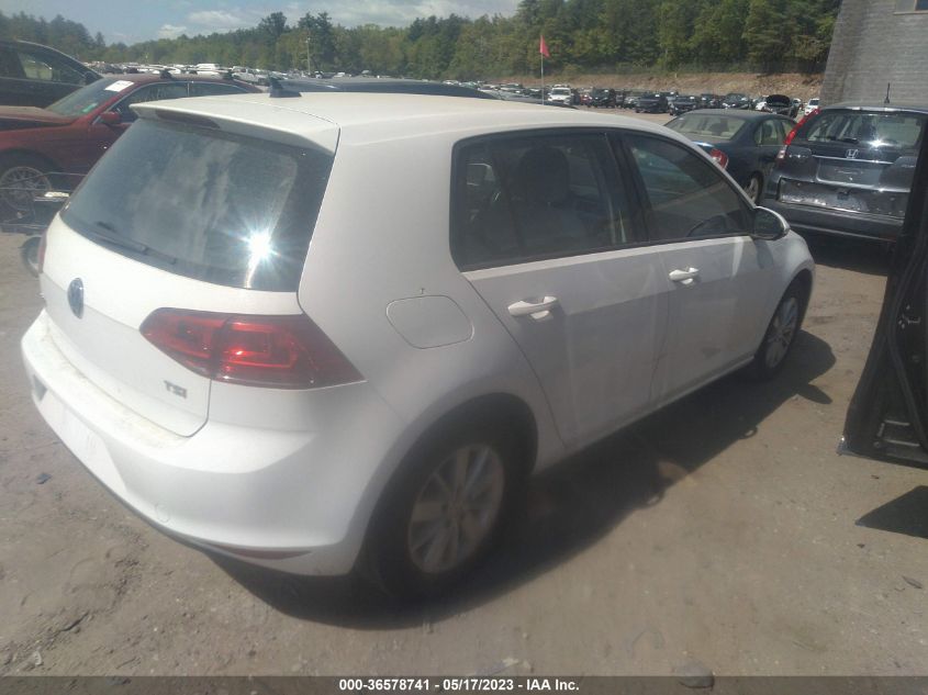 2016 VOLKSWAGEN GOLF TSI S - 3VW217AU0GM038607